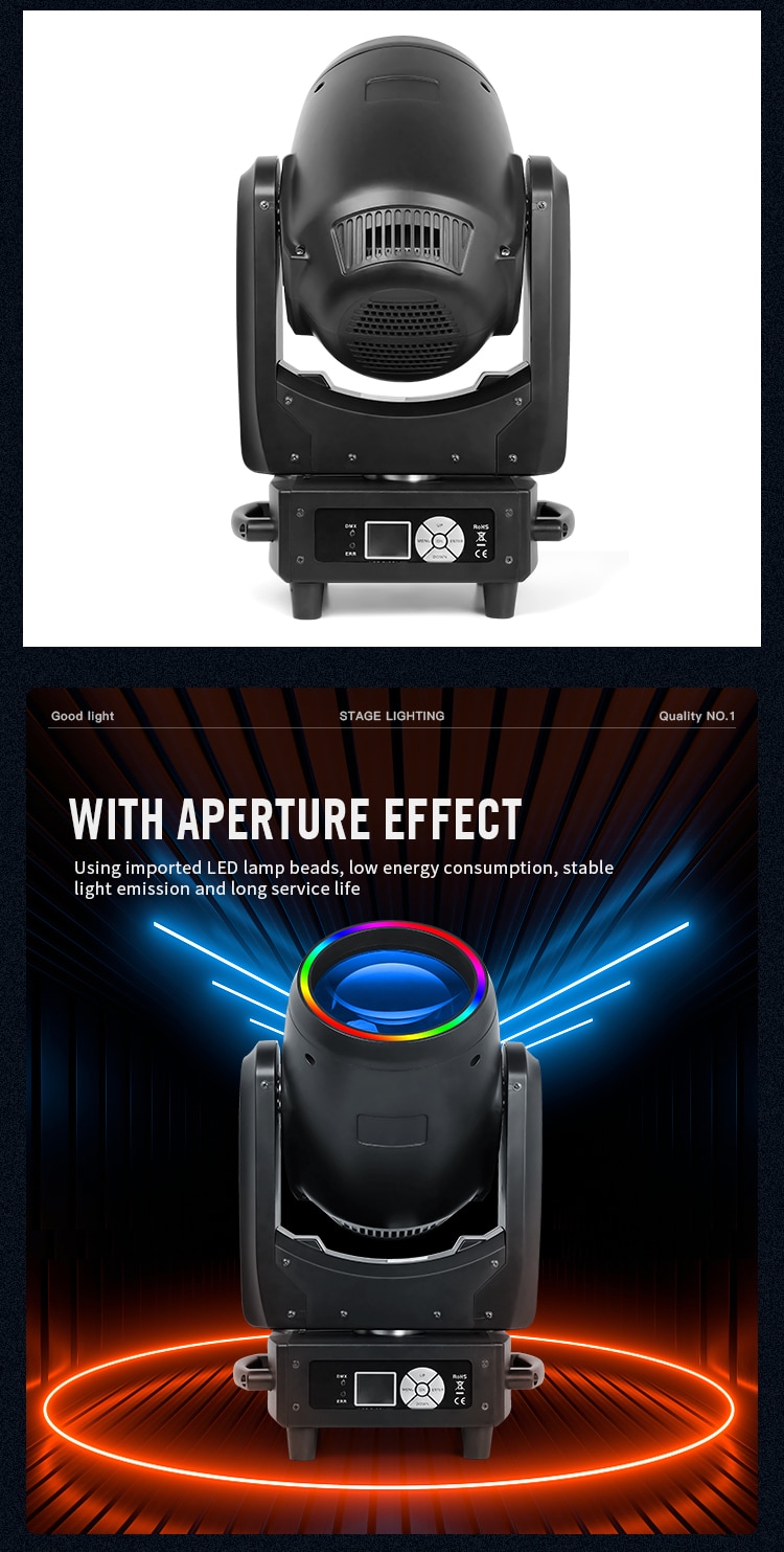 LED MINI 230W BEAM LIGHT B8