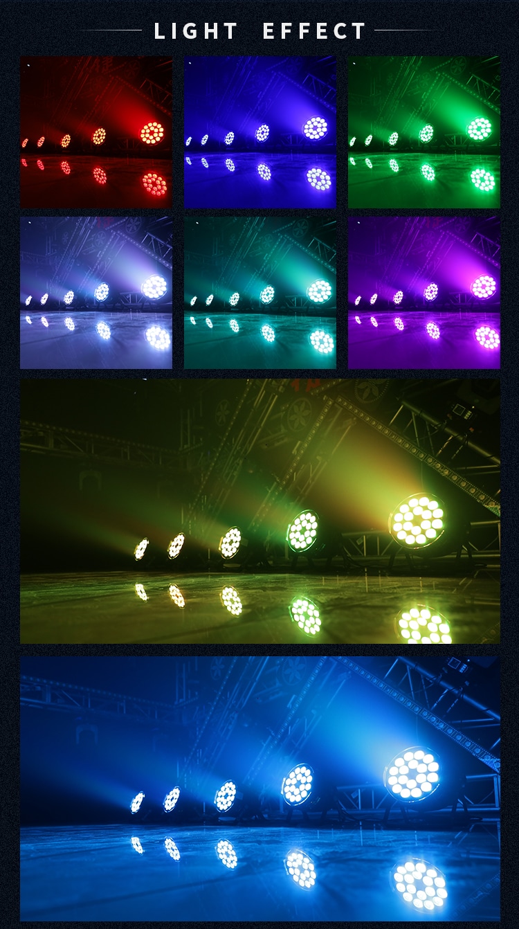 WATERPROOF 18PCS LED FLAT PAR LIGHT