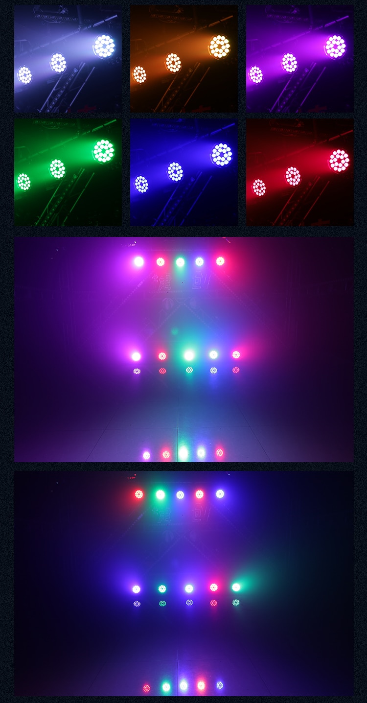 WATERPROOF 18PCS LED FLAT PAR LIGHT