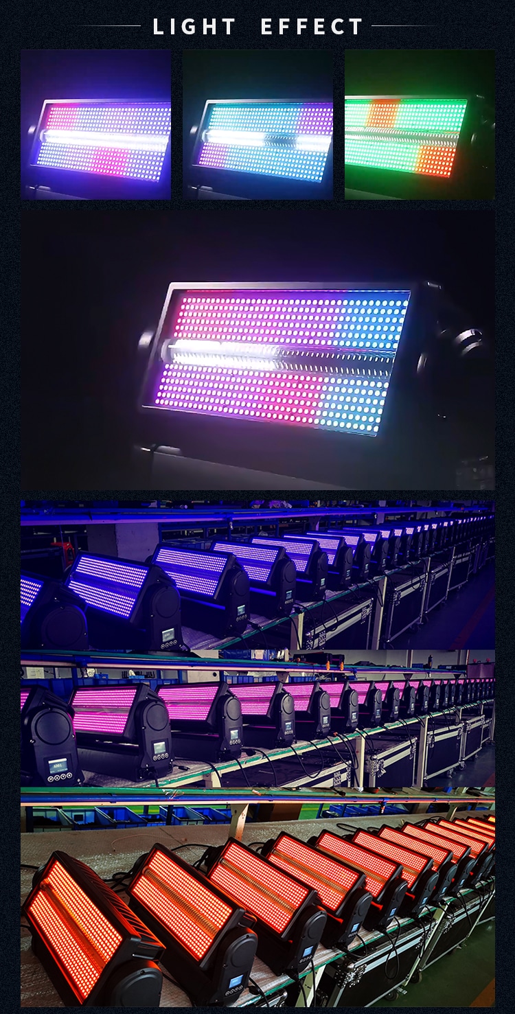 WATERPROOF 8 SEGMENT STROBE MOVING HEAD LIGHT