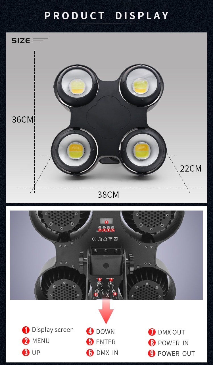 WATERPROOF 4 EYES AUDIENCE LIGHT