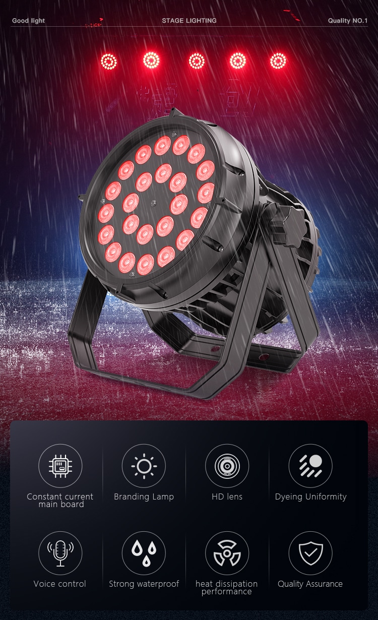 WATERPROOF 24PCS LED PAR LIGHT (PRIVATE MODEL)