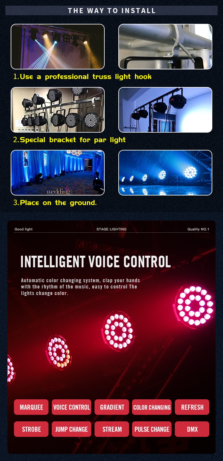 WATERPROOF 24PCS LED PAR LIGHT (PRIVATE MODEL)