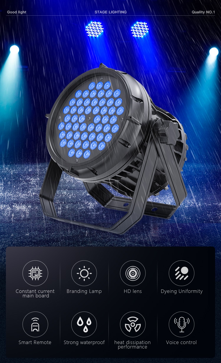 WATERPROOF 54*3W LED PAR LIGHT (PRIVATE MODEL)