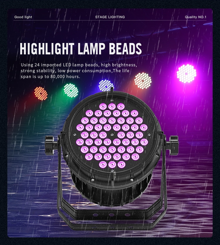 WATERPROOF 54*3W LED PAR LIGHT (PRIVATE MODEL)