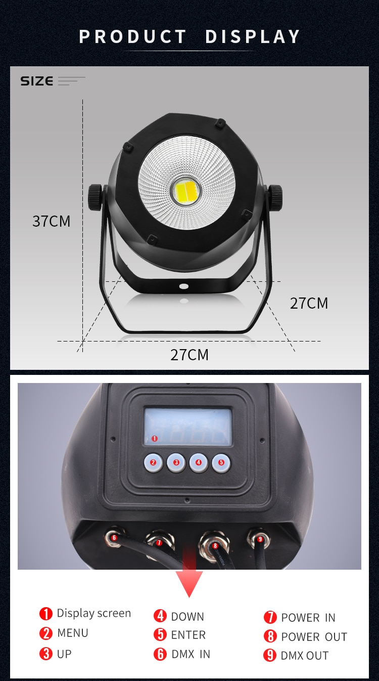 WATERPROOF 100/150/200W COB PAR LIGHT