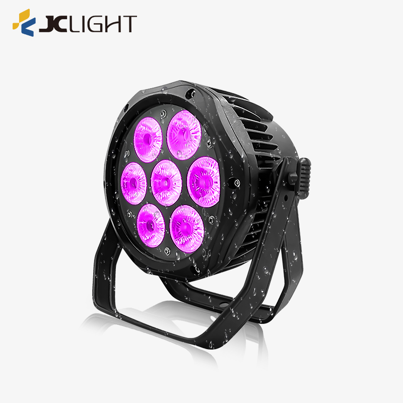 WATERPROOF MINI 7PCS LED PAR LIGHT