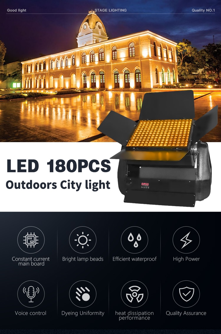 WATERPROOF 140/150/180PCS LED CITY COLOR WASH LIGHT