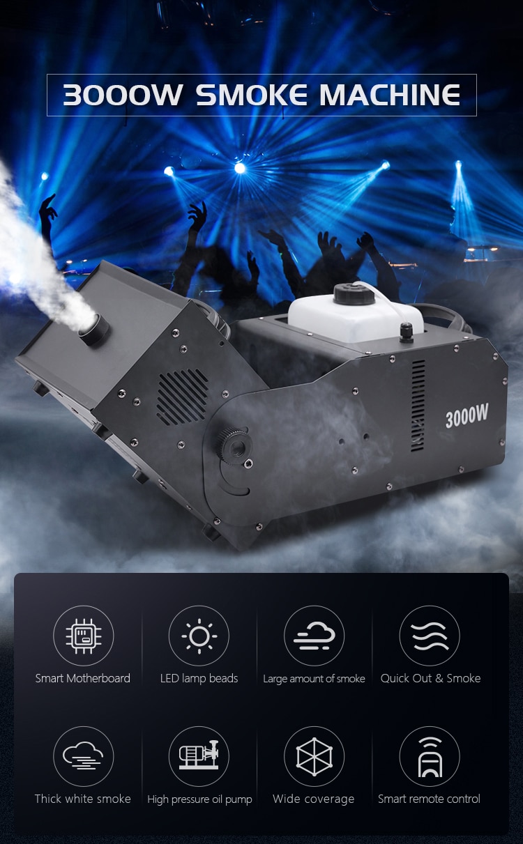 3000W SMOKE MACHINE(ANGLE ADJUSTABLE)