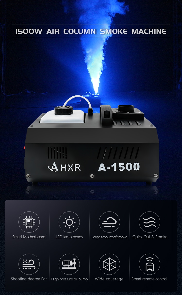 1500W RGBW/3000W 24PCS FULL COLOR AIR COLUMN SOMOKE MACHINE