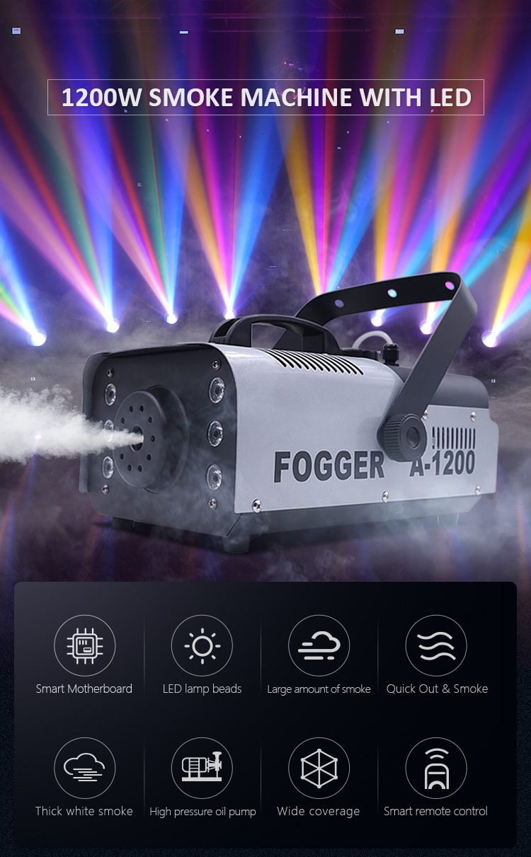 1000/1200/1500/1800W SMOKE MACHINE
