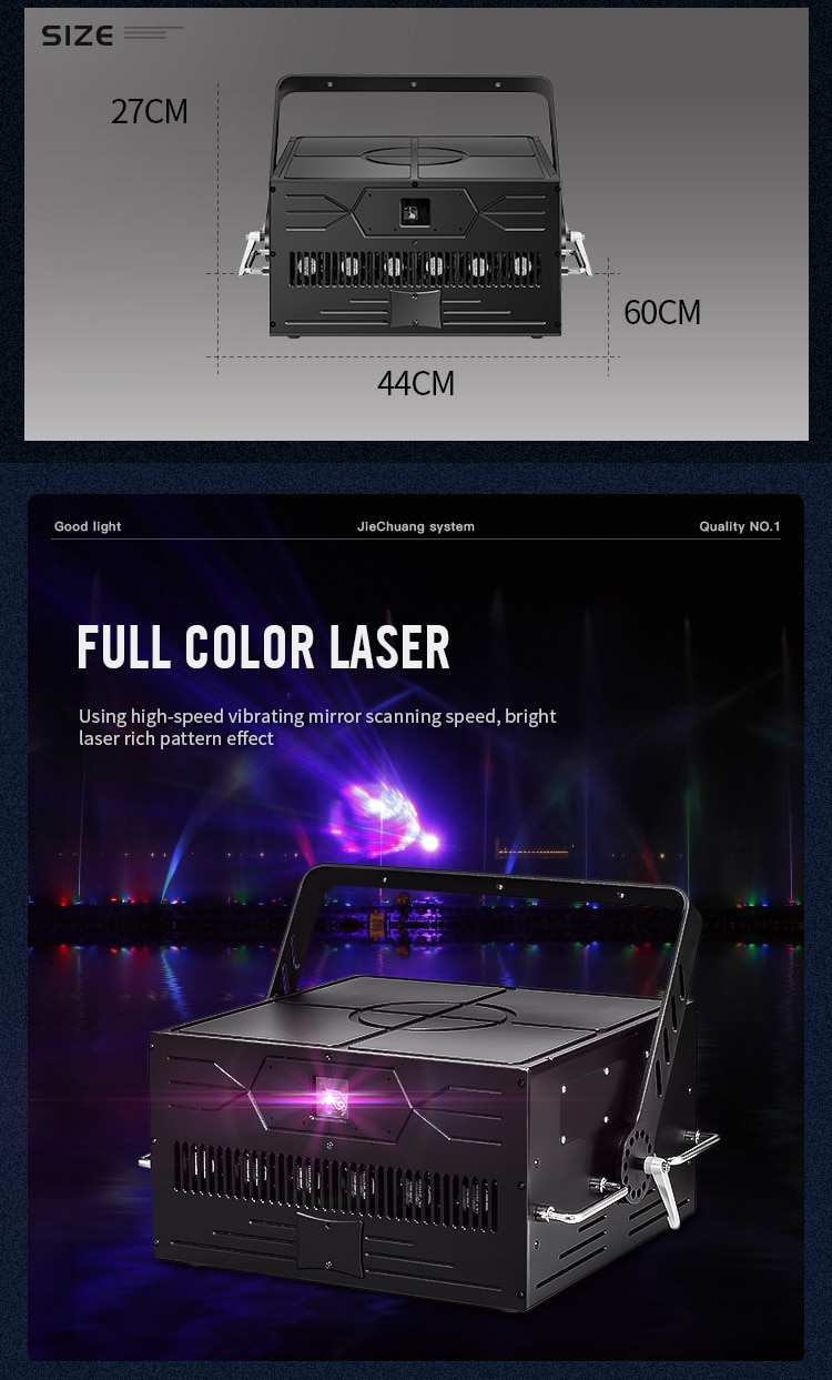 5/100W OUTDOOR WATERPROOF FULL COLOR LANDMARK LASER LIGHT