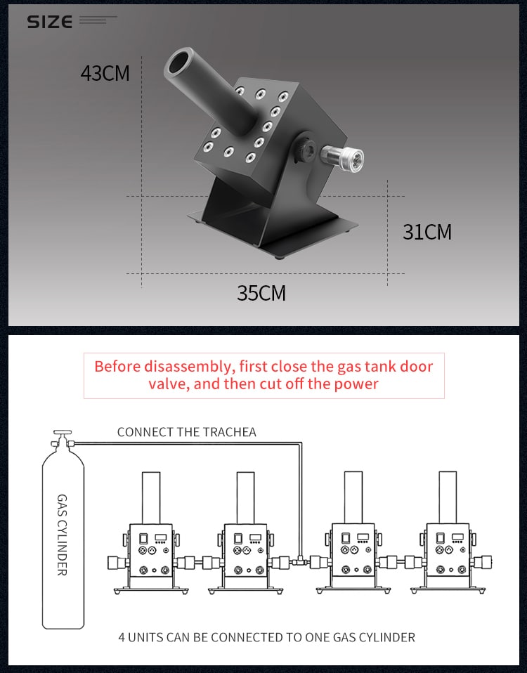 CO2 JET SMOKE MACHINE