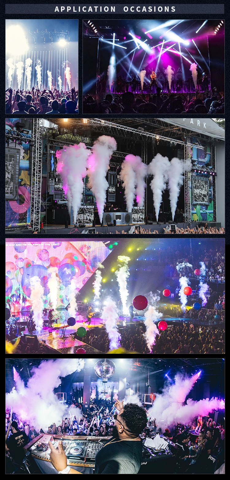 SINGLE HEAD CO2 JET COLUMN FOG MACHINE