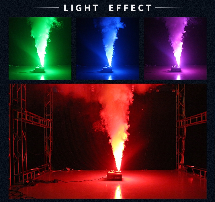 1500W RGBW/3000W 24PCS FULL COLOR AIR COLUMN SOMOKE MACHINE