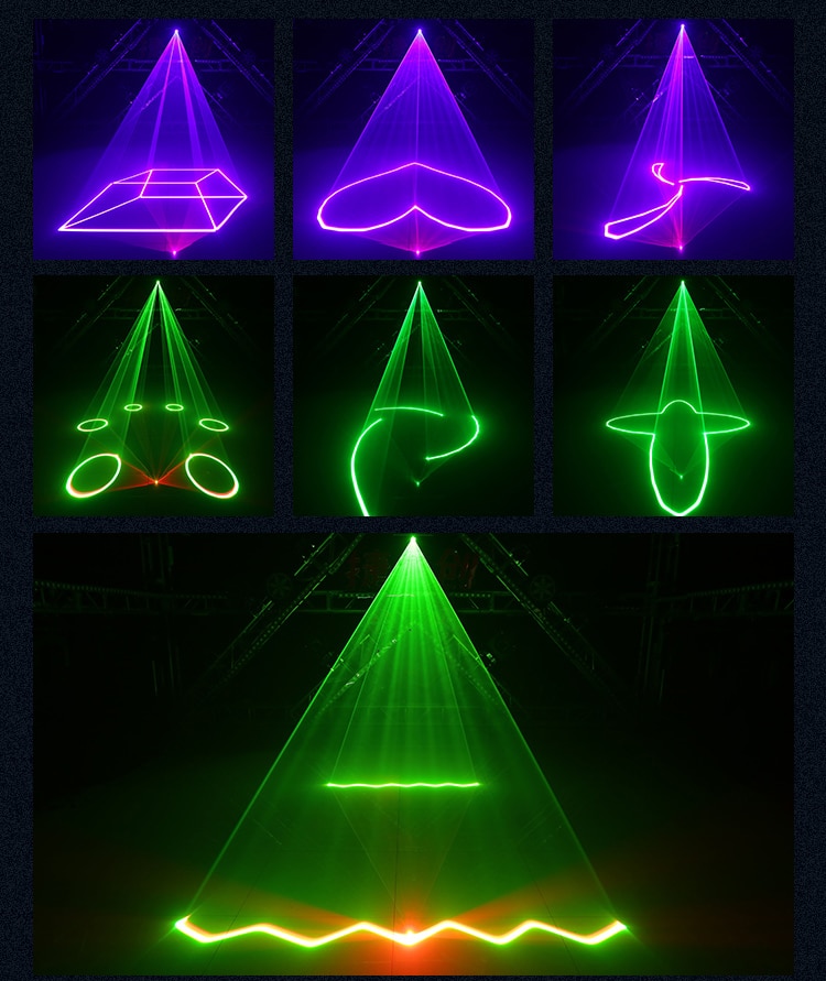 3/4/5/6/8/10W FULL COLOR ANIMATION LASER LIGHT
