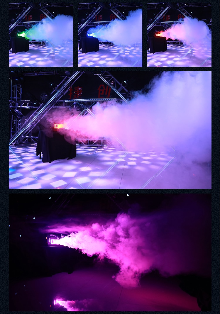 1500W RGBW/3000W 24PCS FULL COLOR AIR COLUMN SOMOKE MACHINE