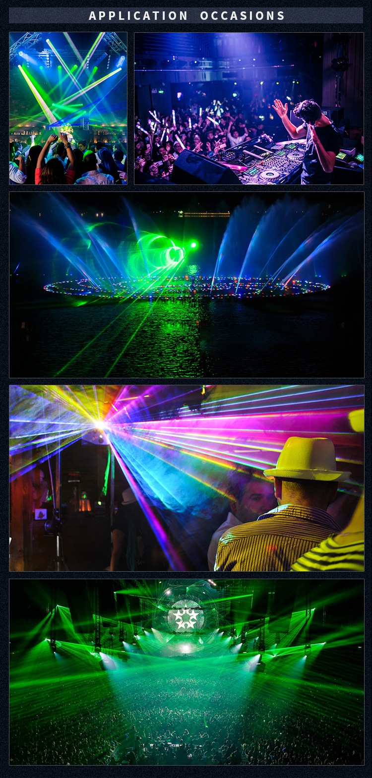 10/15/20/30/40/50/60 FULL COLOR LANDMARK LASER LIGHT
