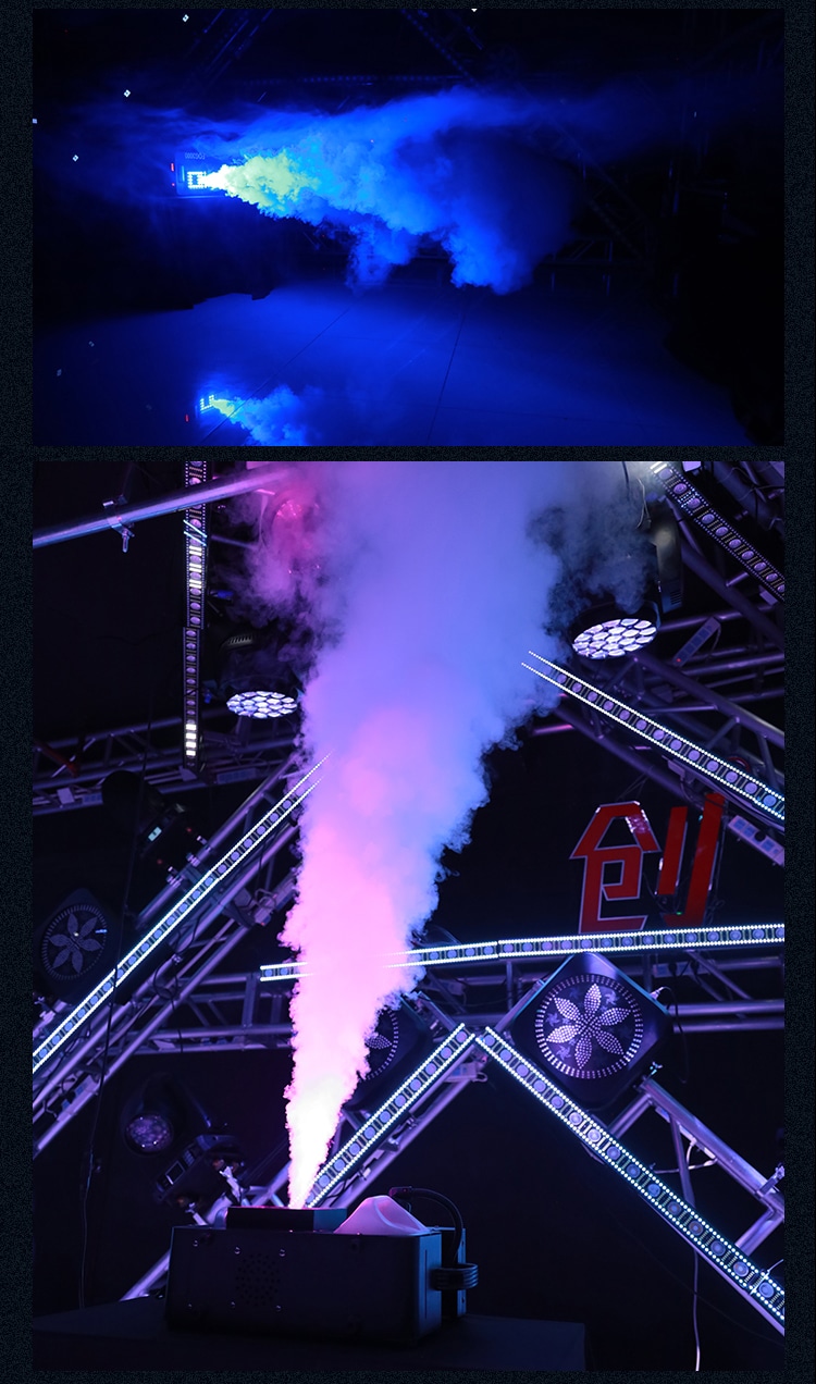 1500W RGBW/3000W 24PCS FULL COLOR AIR COLUMN SOMOKE MACHINE
