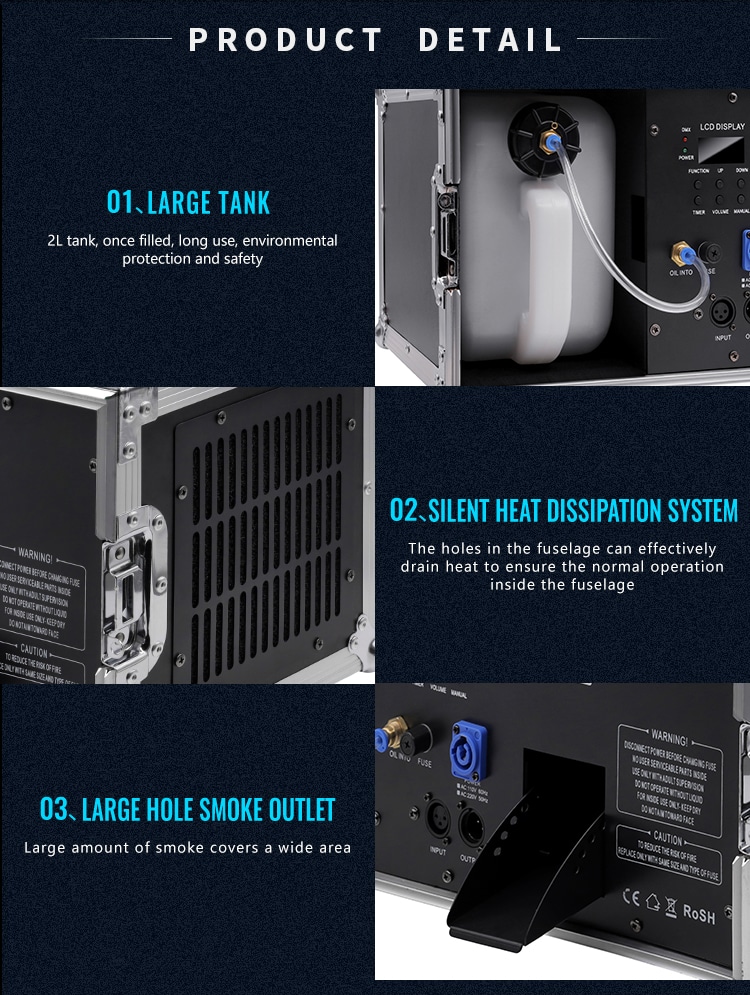 2000W MIST FOGGING MACHINE