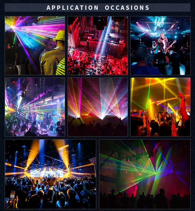 FULL COLOR AMINATION MOVING HEAD LASER LIGHT