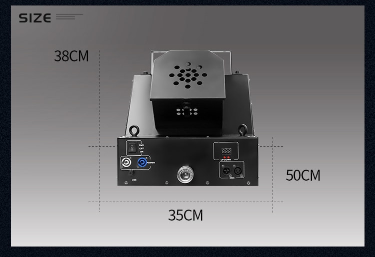 SINGLE-HEADED SNOWSTORM CONFETTI MACHINE