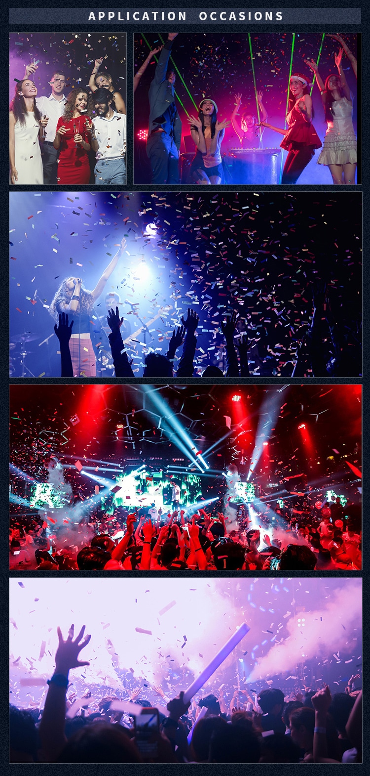 SINGLE-HEADED SNOWSTORM CONFETTI MACHINE