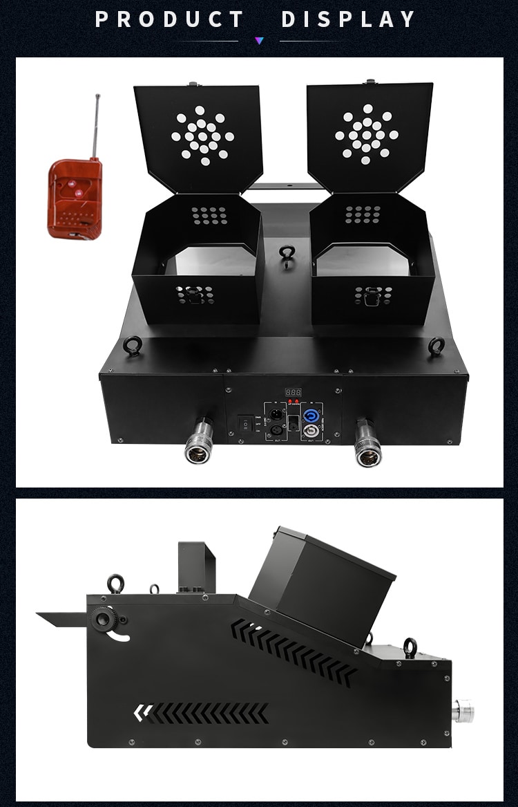 DOUBLE-HEADED SNOWSTORM CONFETTI MACHINE