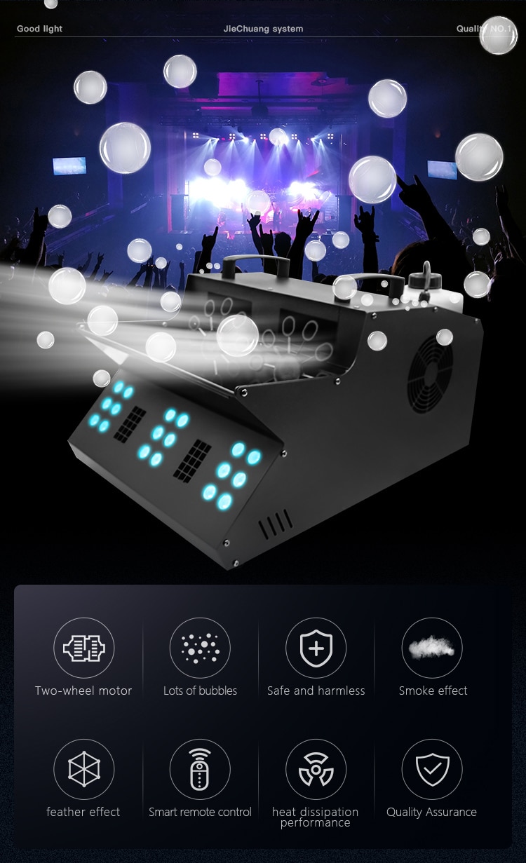 LED FOG BUBBLE MACHINE