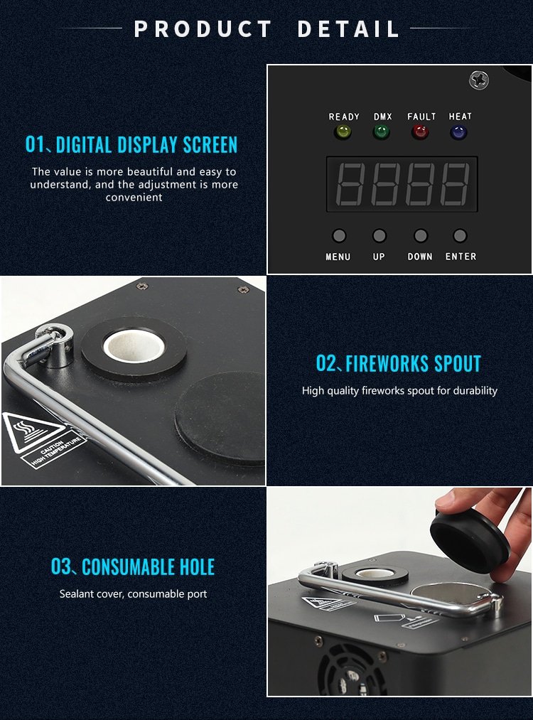 600W COLD SPARK MACHINE K33-1