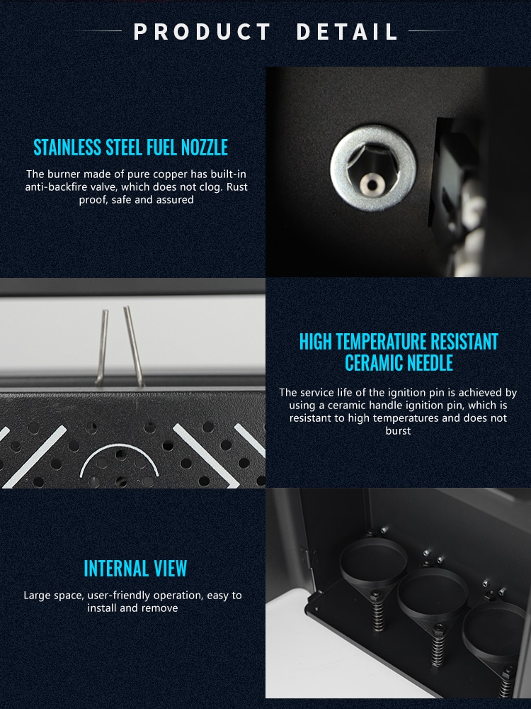 THREE HEADS FIRE MACHINE