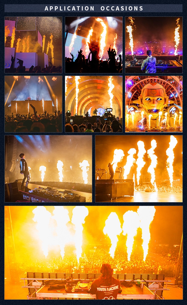 THREE HEADS FIRE MACHINE