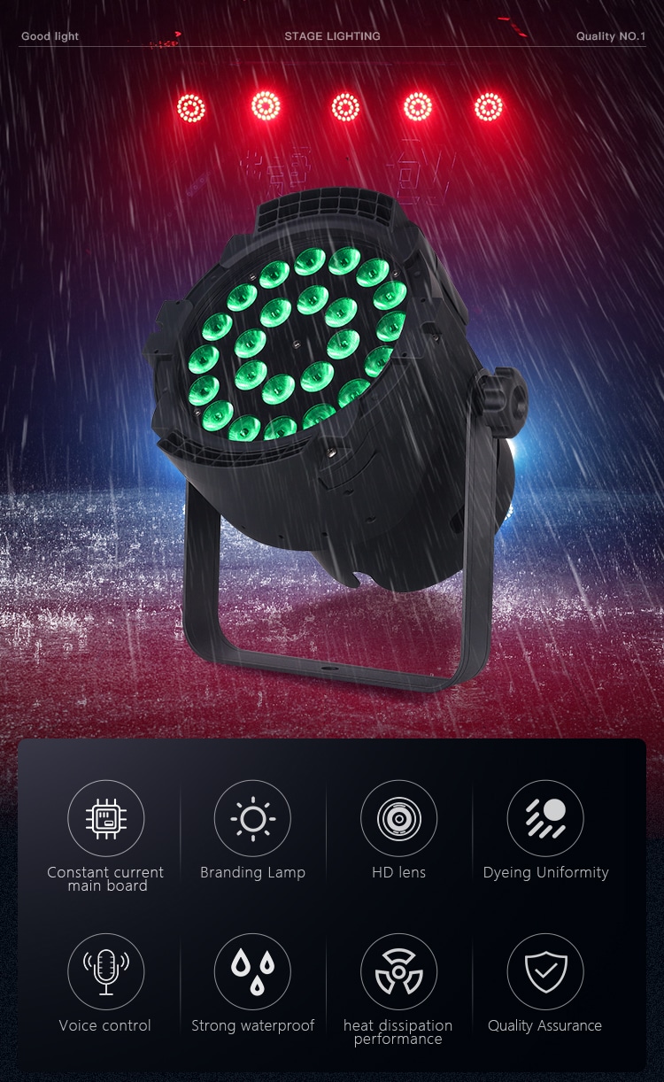PROFESSIONAL WATERPROOF 24PCS LED PAR LIGHT (PRIVATE MODEL)