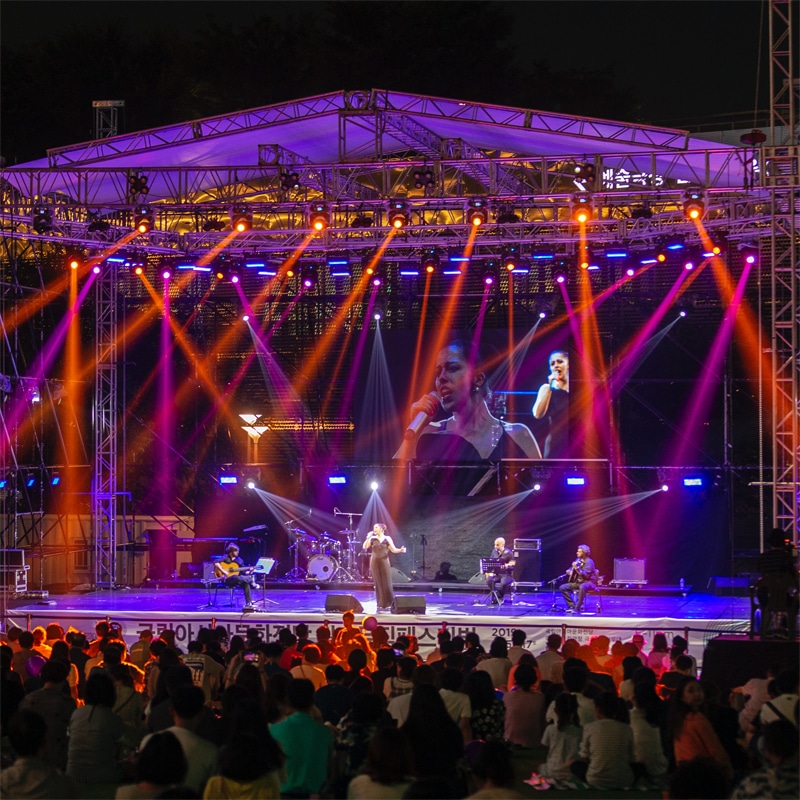 Stageevents lighting project solution