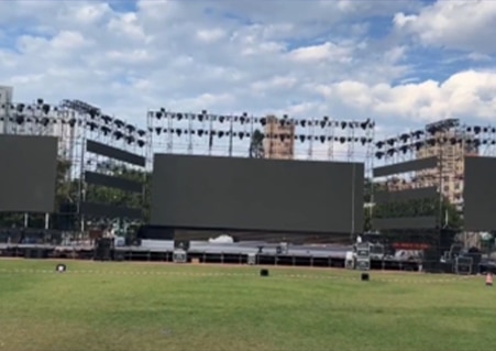 School football field