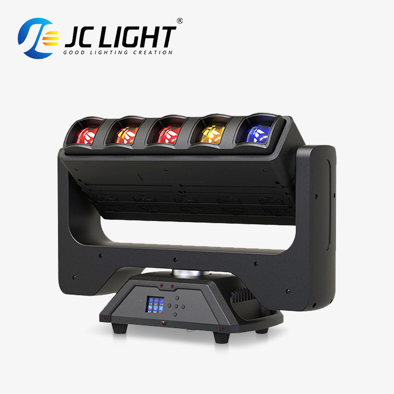 5x40W DOUBLE-SIDED BEAM+STROBE MOVING HEAD LIGHT