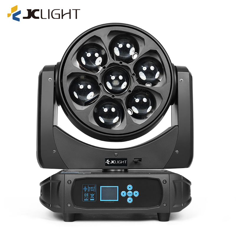 7PCS BEE EYES LED ZOOM MOVING HEAD LIGHT