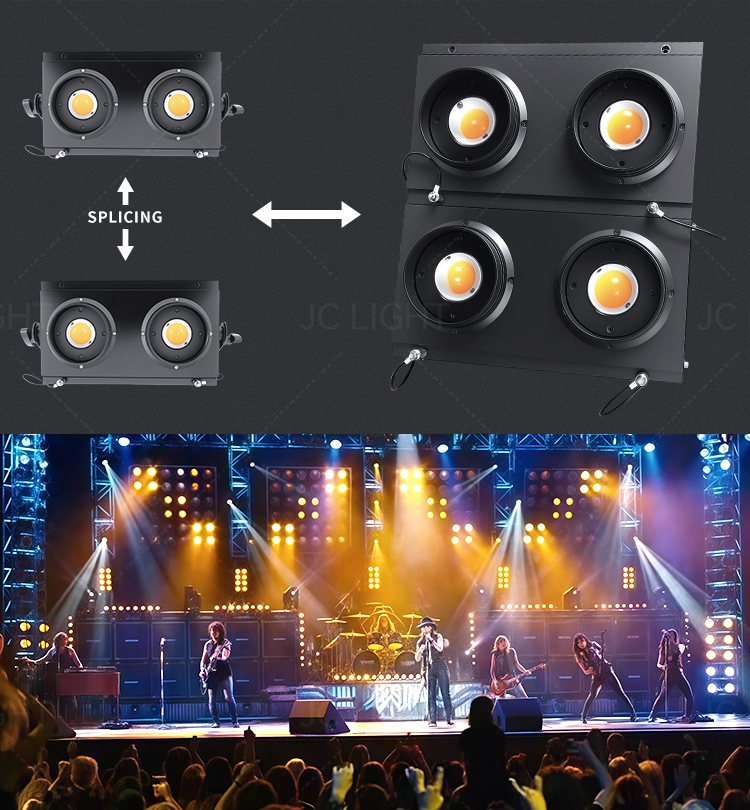 2 Eye Razorlight JC LIGHT Waterproof 2 Eyes Blinder Light for Events OEM