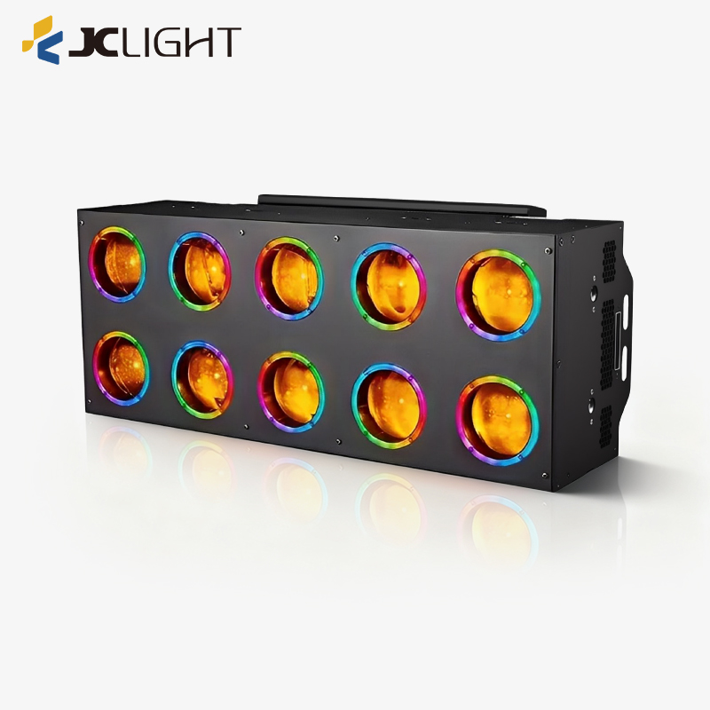10x80W GOLDEN MATRIX LIGHT WITH AUXILIARY LIGHT