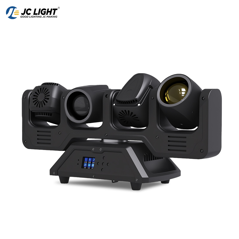 4x40W LED BEAM MOVING HEAD LIGHT WITH AUXILIARY LIGHT