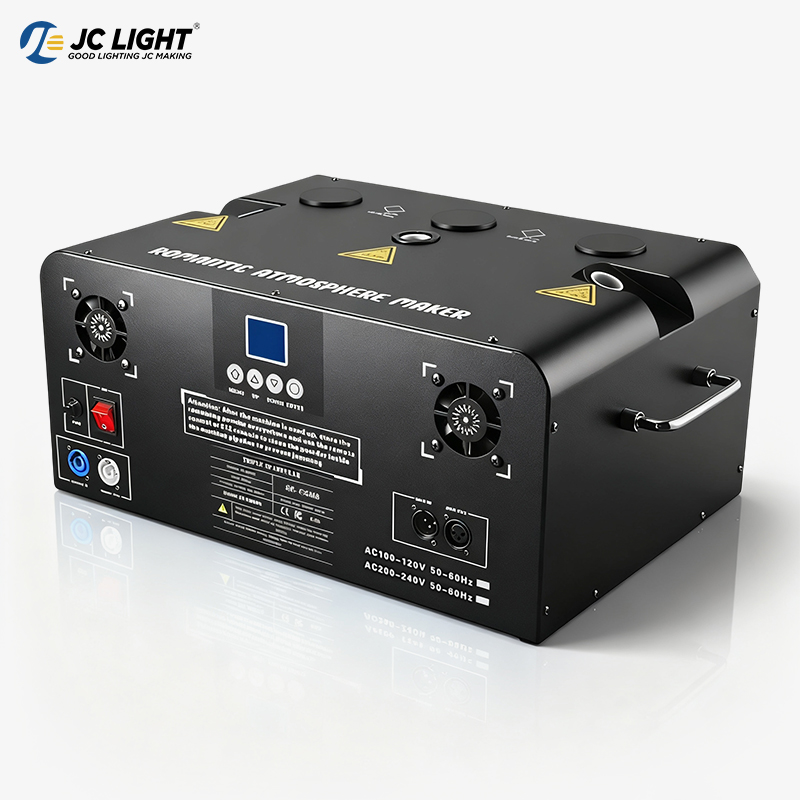 Three-headed fireworks machine