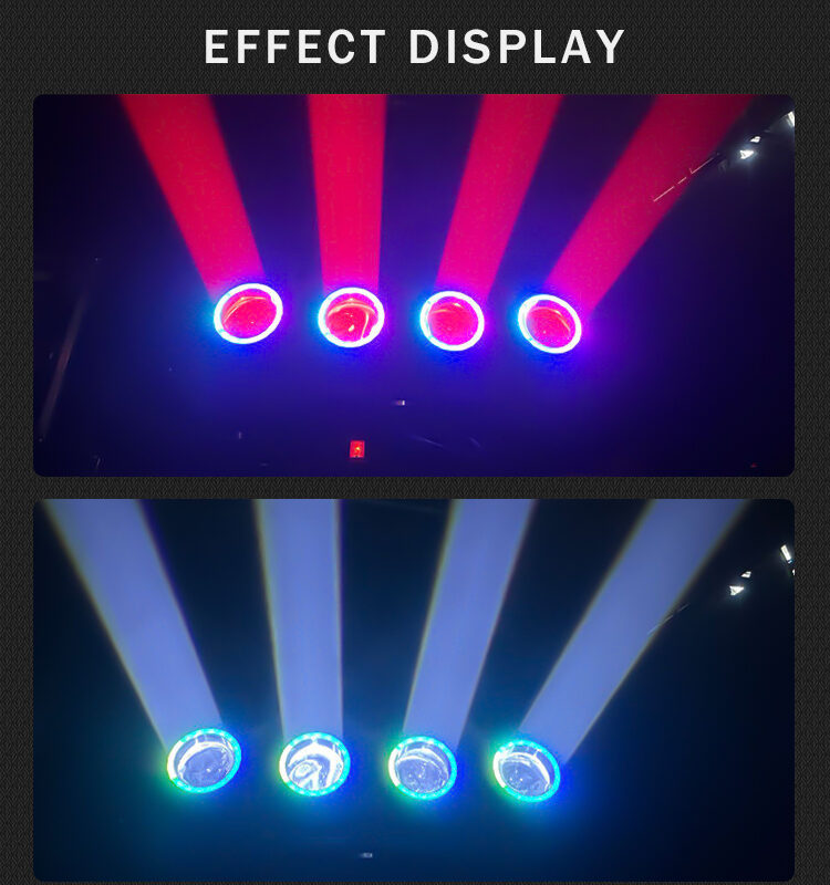 4x40W LED BEAM MOVING HEAD LIGHT WITH AUXILIARY LIGHT - Image 17