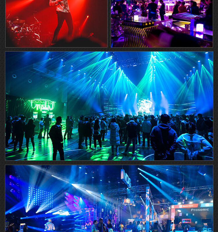 4x40W LED BEAM MOVING HEAD LIGHT WITH AUXILIARY LIGHT - Image 19