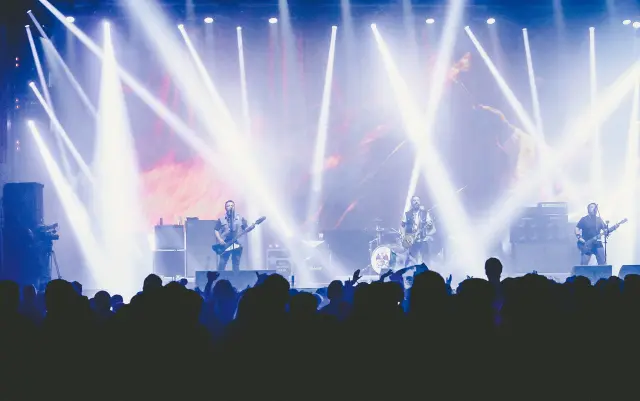 laser stage lighting system structure diagram showing controller dmx ilda interface signal splitter and laser fixtures integration