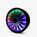 LED FAN BACKGROUND LIGHT