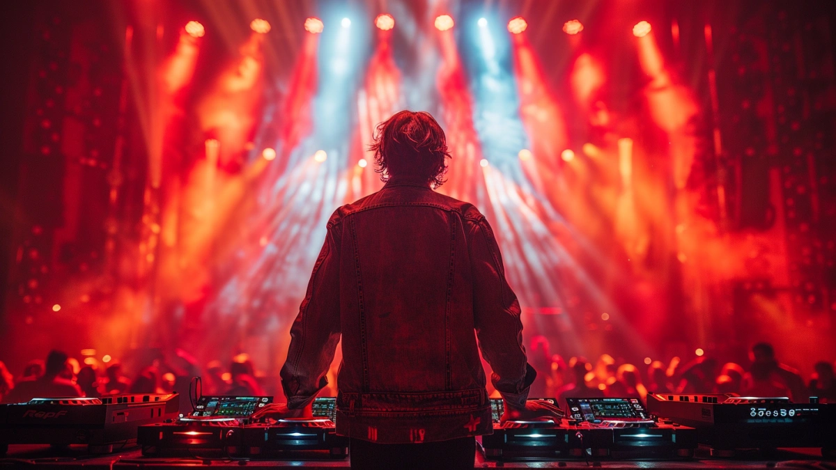 professional lighting console setup for live events and shows