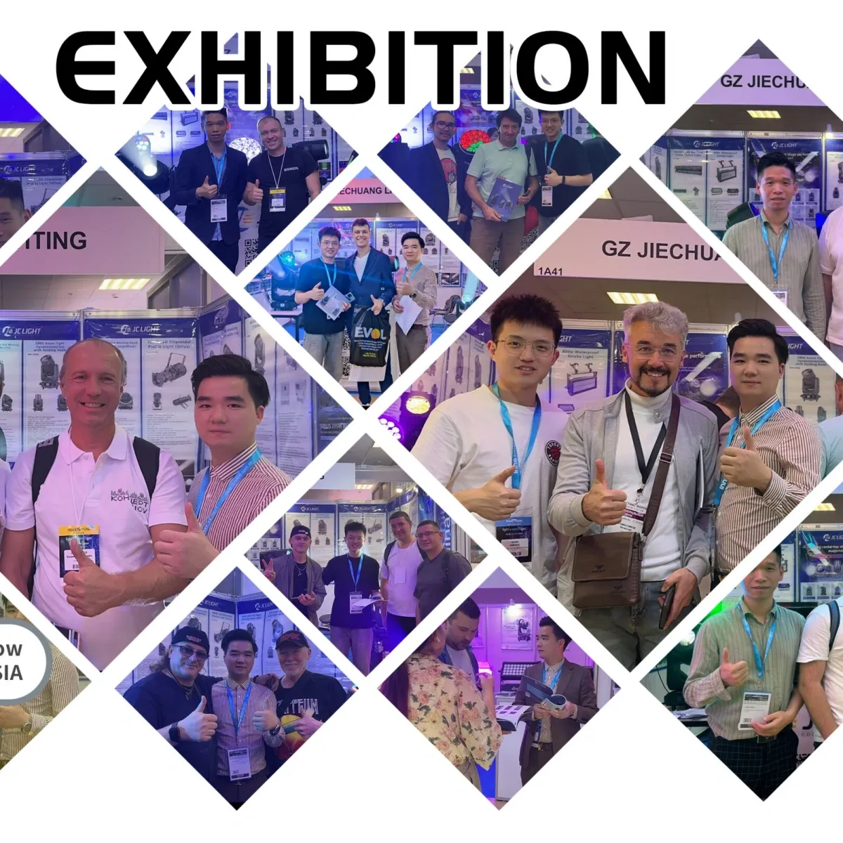 Global lighting buyers visiting JC LIGHT factory